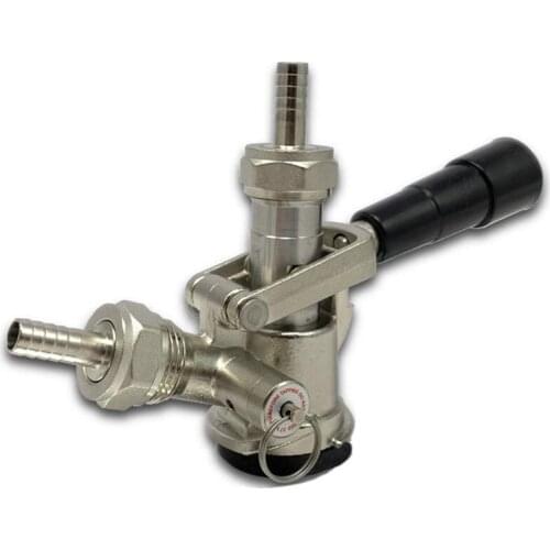 LBER Draft Beer Keg Coupler Beer Tap Dispenser Home Brewing Beer Tap Connectors D Type Couplers