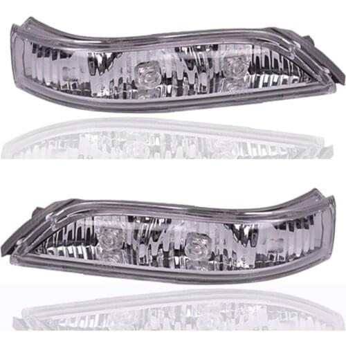 LH+RH Side Amber Turn Signal Mirror Assemble LED Indicator Lights Replacement Lamp For Honda Accord 2008-2013