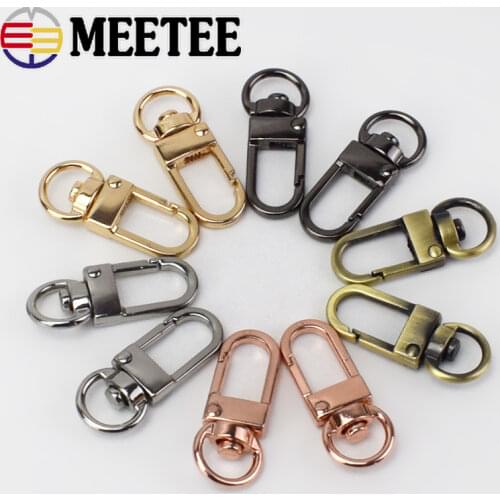 10/30pcs Metal Bag Buckle Dog Collar Buckles Handbag Strap Chain Clasps Lobster Swivel Snap Hook Buckle Hardware Leather Carfts