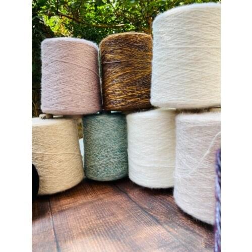 500g Hollow Mohair Spray Yarn Soft Untied Sweater Scarf Coat Hand Woven Wool