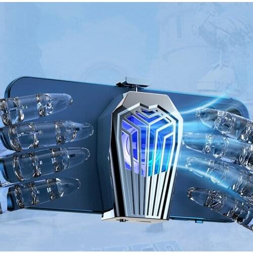 Mobile Phone Game Cooler System Turbo Hurricane Cooling Fan For Samsung IPhone Gaming Radiator Gamepad Holder Stand HOT SALE