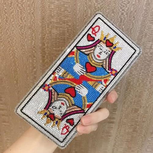 XIYUAN New Arrival Full Crystal Diamond Clutch Purse Evening Bags Clutches Women Shoulder Handbags Luxury Ladies Party Prom bags