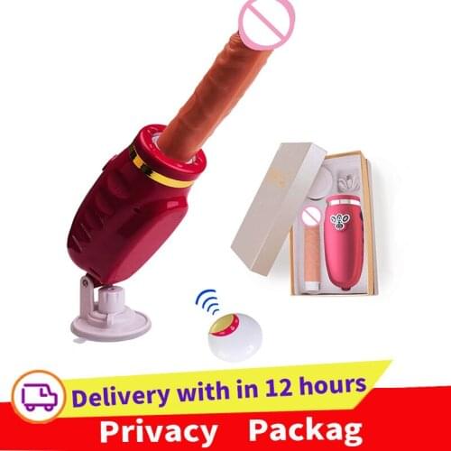 Realistic Telescopic Dildo Vibrator Remote Control Heating Artificial Penis Butt Plug Anal Sex Machine Erotic Sex Toys For Woman