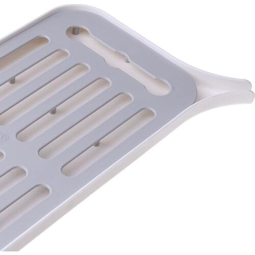 Drain Rack Plastic Dish Drainer Dryer Tray Kitchen Organizer Sink Drying Rack 203F