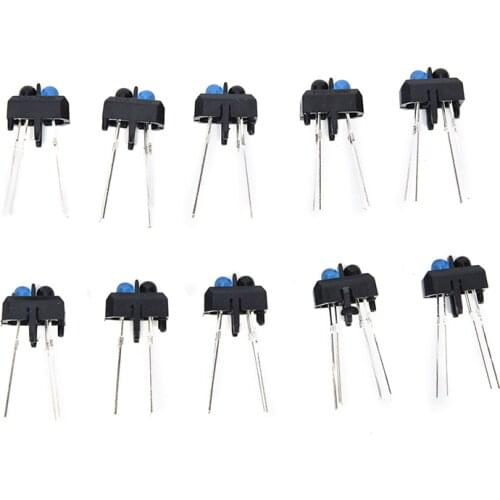 10 Pcs TCRT5000L TCRT5000 Reflective Optical Sensor Infrared IR Photoelectric Switch