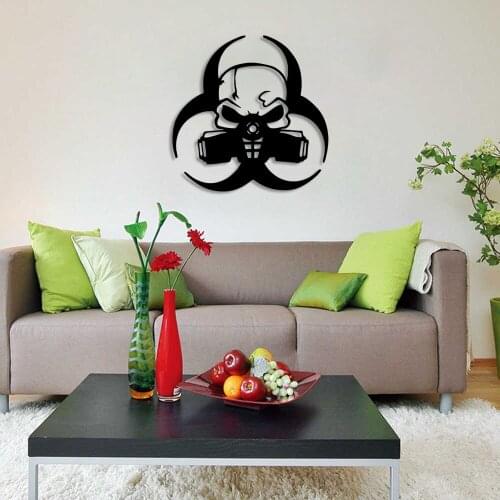 Universal Hazard Gas Poisoning Warning Wall Home Accessory Wooden Table 50x49cm