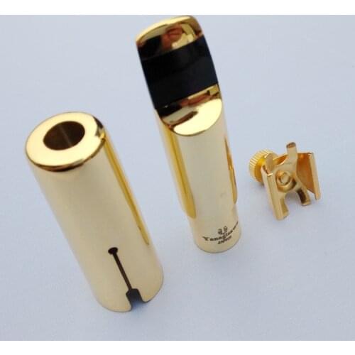 High Quality Professional Tenor Soprano Alto Saxophone Metal Mouthpiece Gold Plating Sax Mouth Pieces Accessories Size 5 6 7 8 9
