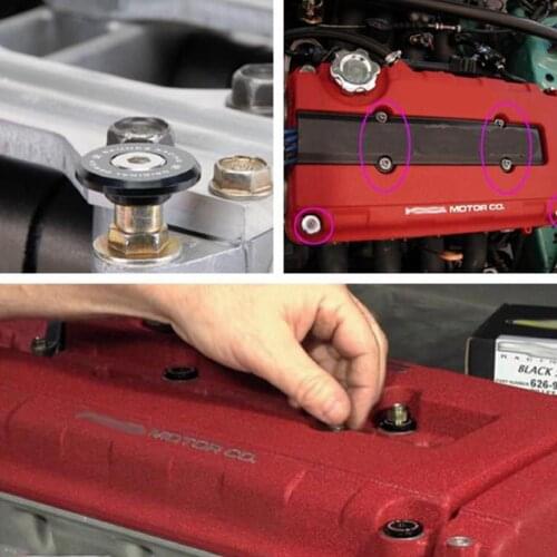 Aluminium Alloy 1 Set Delicate Engine Hardware Washer Bolt Sturdy Engine Washer Portable