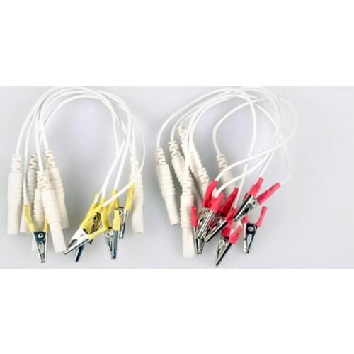 10p electronic Alligator Clip Cable wire , Acupuncture Needles Clip for Hwato SDZ-II Electronic Acupuncture Treatment Instrument