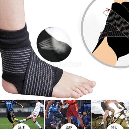 200Pcs/Lot Sport Foot Drop Orthotic Correction Ankle Plantar Fasciitis Support Brace (Color: Black)