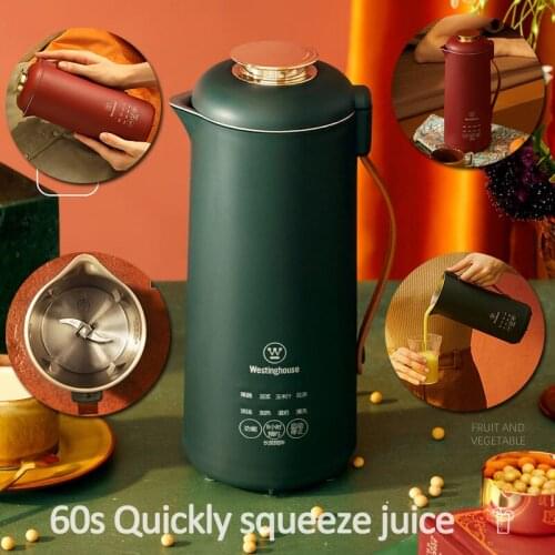 220V Soymilk Maker Electric Juicer Blender Smart Appointment Soya-Bean Milk Machine Rice Paste Maker Tea Maker Free-filter 350ml