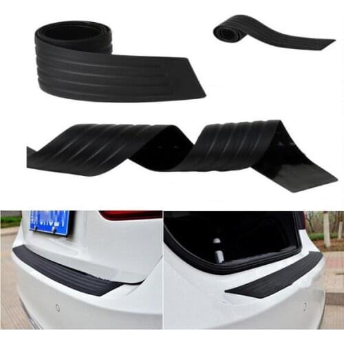90cm Black Automobiles Rear Bumper Rubber Guard Anti-Scratch Corner Protection Strip For Chevrolet Cruze Trax Captiva Skoda Octa