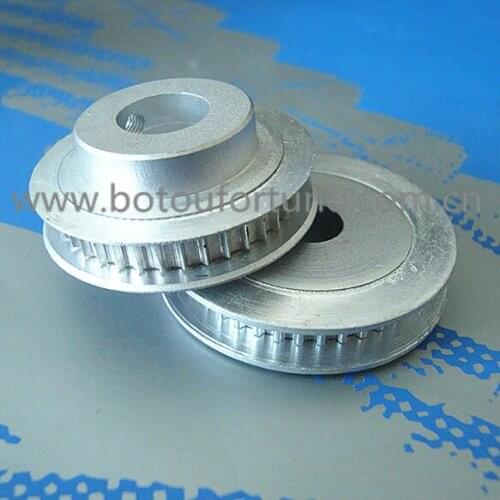 T2.5 Aluminum timing pulley 60 teeth width 6mm and T2.5 timing open Rubber belt
