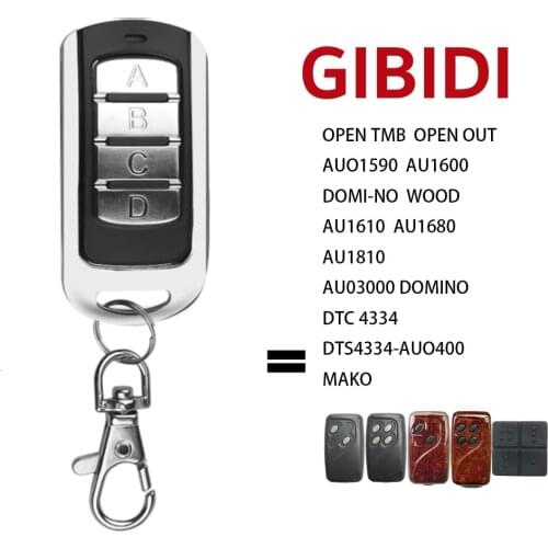 GIBIDI Domino/AU1600 Remote Transmitter Gate Key Fob New GIBIDI AU01590 GIBIDI AU1610 AU1680 AU1810 remote control duplicator