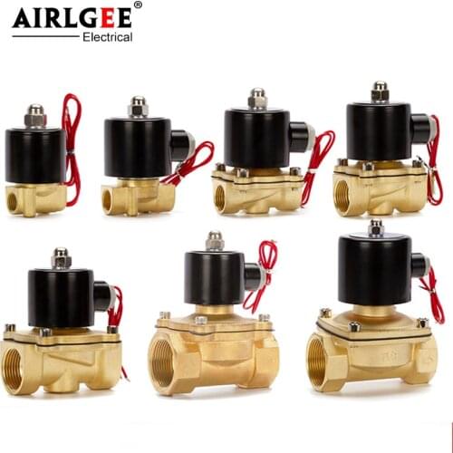 DN08 DN10 DN15 DN20 DN25 DN32 DN4 1/4" 3/8" 1/2" 3/4" 1" 1 1/4" inch 2W Normally Closed AC220V DC12V/24V Solenoid ball Valve