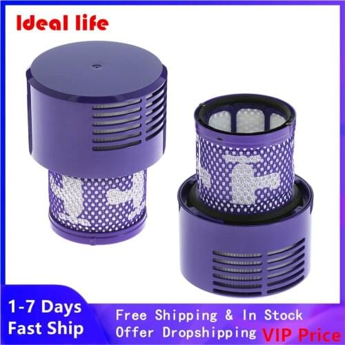 Filters Replacement For DYSON Cyclone V10 Animal/ Absolute /Absolute + /Total Clean Vacuum Cleaner Washable Filter Sweeper Parts