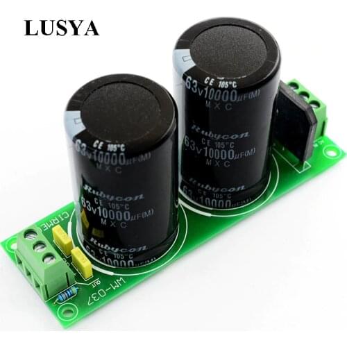 Lusya Amplifier Rectifier Filter Board DC Dual Audio Power Supply Module with capacitance Finished B8-001