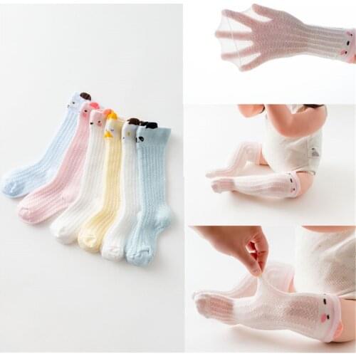 PUDCOCO Lovely Newborn Baby Toddler Knee High Cotton Cute Long Sock Boy Girls Leg Warmers Stocking