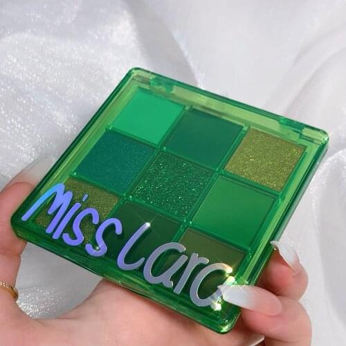 Miss Lara 9 Colors Eye Shadow Glitter Powder Makeup Palette Shimmer Pigmented Matte Eyeshadow Palette Eyes Palette Cosmetics