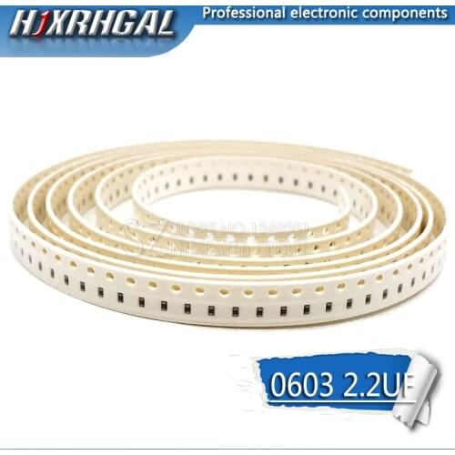 10pcs 2.2uF X5R Error 16V 0603 225 SMD Thick Film Chip Multilayer Ceramic Capacitor Hot Products