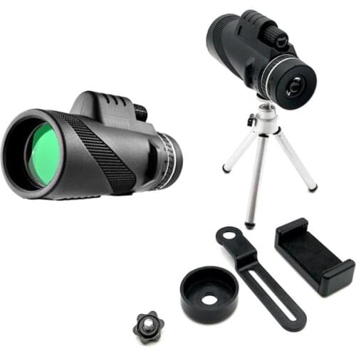 Monocular Long Range 40X60 Telescope for Smartphone Waterproof Zoom Binoculars