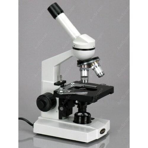 Monocular Microscope -AmScope Supplies 40X-800X Compound Microscope + 3D Mech. Stage + USB Camera M220B-E