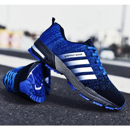 Abhoth Men Running Shoes Mesh Breathable Men Sneaker Comfortable Non-Slip Stable Shock Absorption Jogging Training Couple Shoes