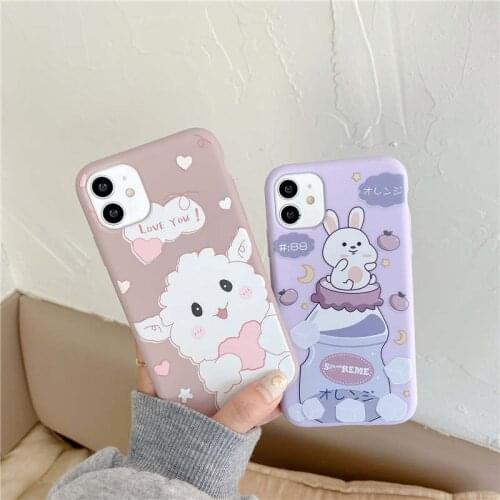 Cute Rabbit Soft Case For OPPO A9 A5 2020 A8 A92S Reno Realme XT X2 X K5 K3 K1 F11 A83 F9 A59 A57 A3S R17 A3 R11S R9S Cover