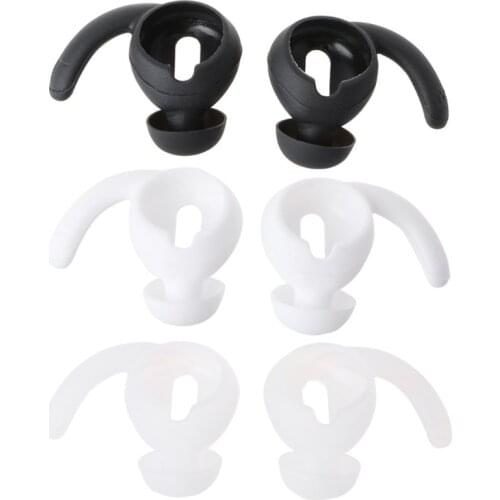 Soft Silicone Earphone Cover Earbuds Eartip Ear Wings Hook Cap Sports Earhook for App-le iPhone Airpods Earpods Headphone