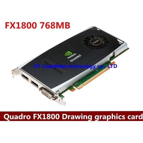 Original professional graphics card graphics workstation Quadro FX1800 768M Professional video card