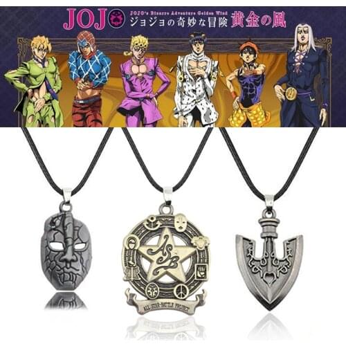 Anime JOJOS BIZARRE ADVENTURE Necklaces Cosplay Props Unisex KILLER QUEEN Higashikata Josuke Pendant Necklace