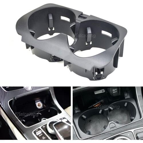 Car Front Center Console Insert Frame Water Cup Holder for Mercedes-Benz C-Class W205 E-Class W213 V-Class 2016-2021 A2056800691