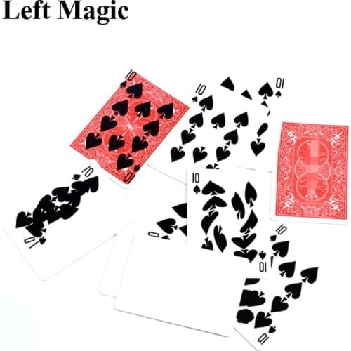 Presto Printo Fast Card Super Printing Card Close Up Magic Trick Street Prop Card Magic Poker Mentalism Illusion Magic Toy Easy