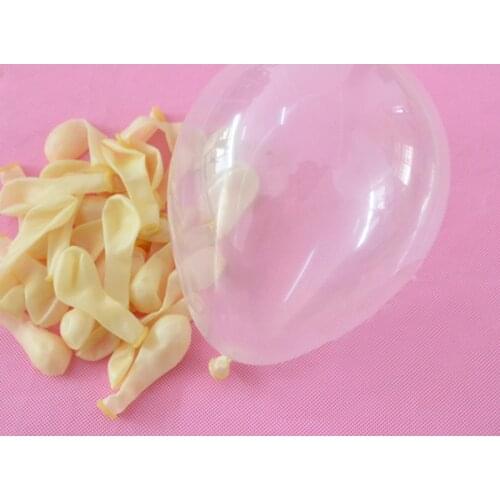 20pcs 5inch Mini Transparent Balloons for Cake Decoration Clear Latex Ballons Globos DIY Confetti Balloon Accessories Kids Toys