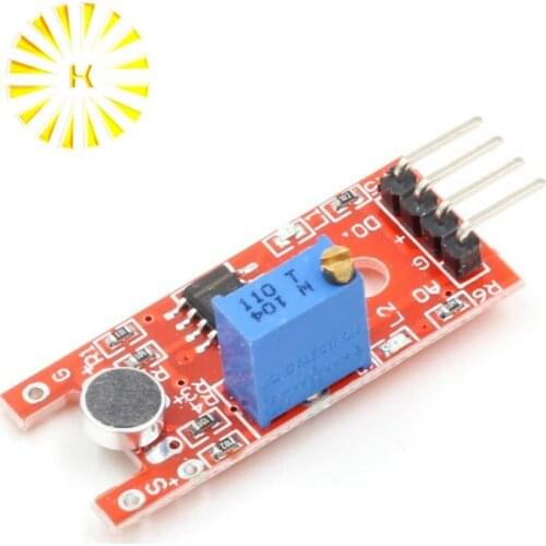 High Quality 1Pc LM393 Microphone Voice Sound Sensor Module Analog Digital Output Sensors Adopt Main Chip Modules
