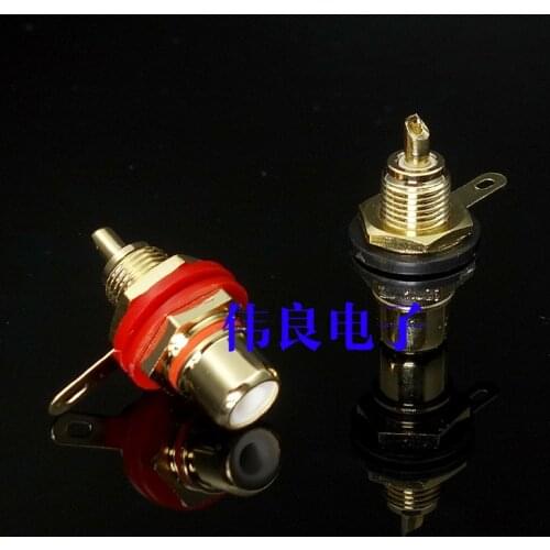 WEILIANG AUDIO pure copper RCA terminal binding post price for 2 pcs