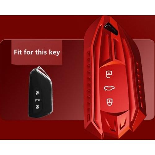 Car TPU Key Protective Case Cover Holder For VW Golf 8 Mk8 2020 Skoda Octvia 3 5/4/3Buttons Smart Remote Protector Shell