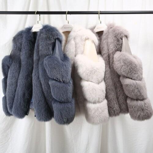 Winter Jacket Women Brand 2020 Parka Real Fox Fur Coat Natural Sheepskin Genuine Leather Bomber Jacket Short Korean Streetwear