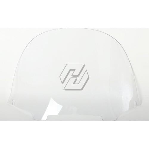 13 InchTransparent Motorcycle windshield Windscreen case for Harley Touring Street Glide Electra Ultra Classic 1996-2013