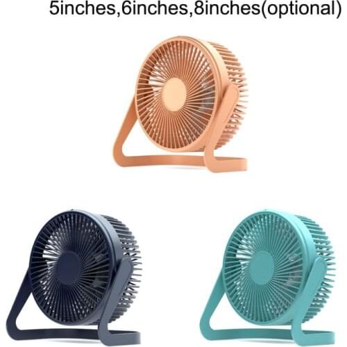5/6/8 Inch USB Desk Fan with Switch 2 Gears Cooling Fan for Home Office Desktop