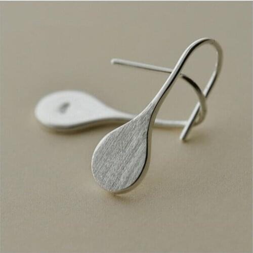 Free Shipping New Personality 925 Sterling Silver Jewelry Fashion Noble Circle Long Earrings Wholesale SE70