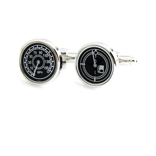 C-MAN Luxury shirt Car speedometer cufflink for mens Brand cuff buttons cuff links High Quality abotoaduras Jewelry