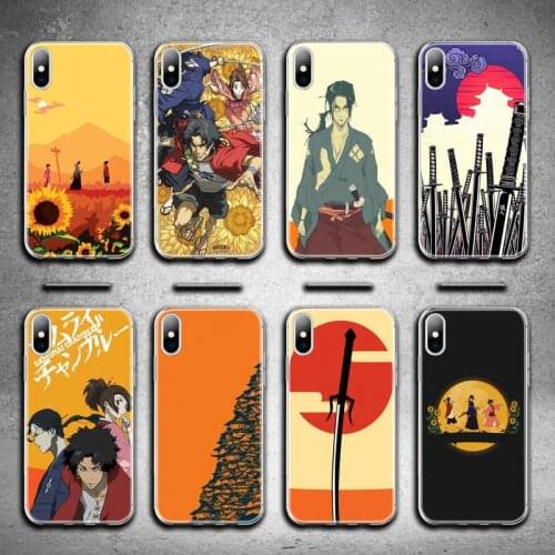 Anime Samurai Champloo Phone Case for iphone 12 pro max mini 11 pro XS MAX 8 7 6 6S Plus X 5S SE 2020 XR cover