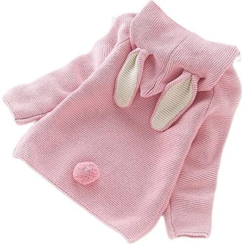2021 New Girls' Sweaters Cotton Children Clothing 2-5 Years Children Sweaters 8016