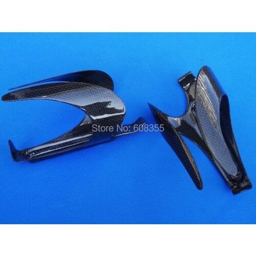 Carbon glossy MTB Mountain Road bike bicycle water Bottle cage - 2 Pcs Cages WBC012