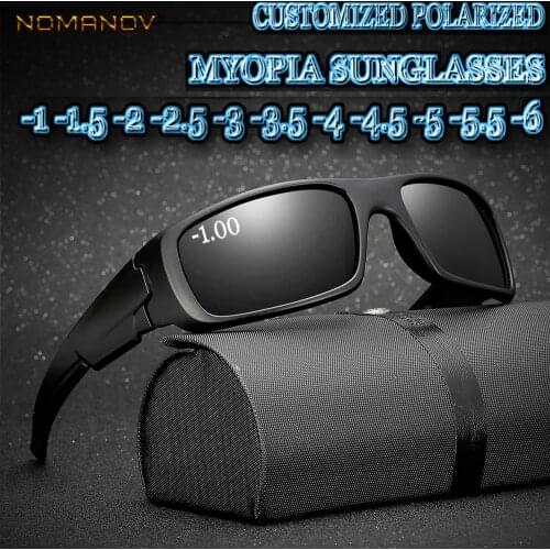 2019 Rushed New Custom Made Myopia Minus Prescription Polarized Lens Summer Style Sports Outdoor Driving Sunglasses -1 To -6