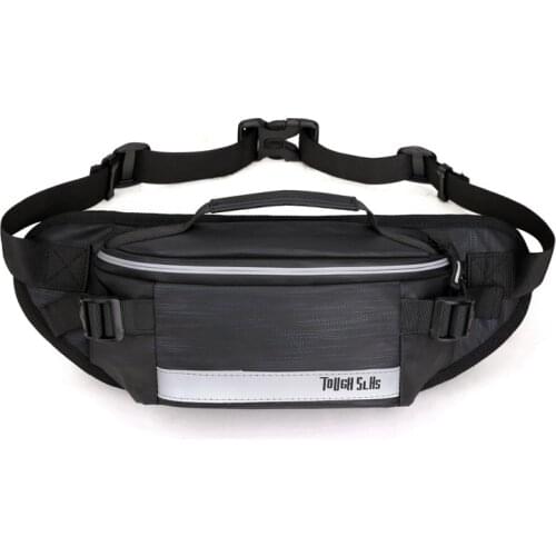 New Fashion Trend Shoulder Bag Korean Style Messenger Bag Reflective Strip Chest Bag Street Trend Waist Bag