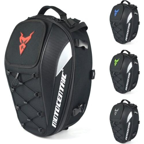New Waterproof Motorcycle Tail Bag Multifunction Durable Motorcycle Rear Seat Bag High Capacity Motorcycle Rider Backpack