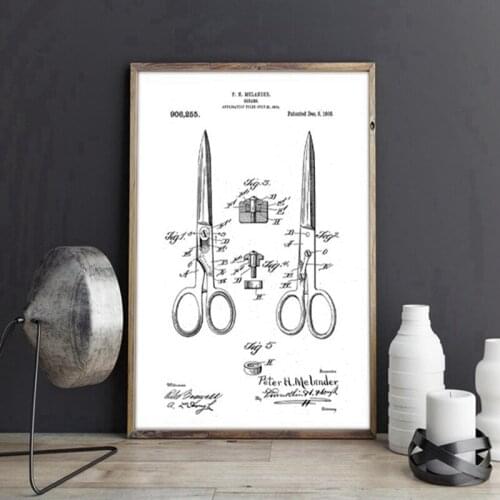 Sewing Scissors patent,Sewing wall art ,Craft posters,craft room decor,vintage print,blueprint, gift idea,wall Decorations