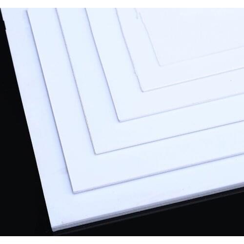2pcs White ABS Thickness 200mm x 250mm ABS Styrene Sheets 0.5/1/2/3/4/5mm thickness